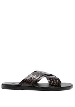 TOM FORD leather sandals - Brown