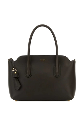 TOM FORD medium Alexandre leather tote bag - Brown