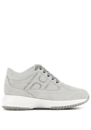 Hogan Interactive crystal-embellished sneakers - Grey