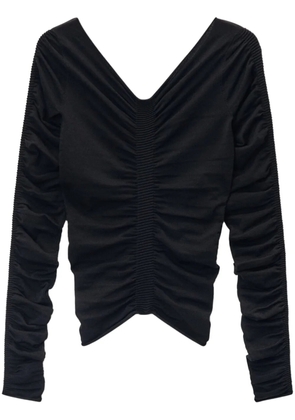 Alexander Wang ruched pullover top - Black
