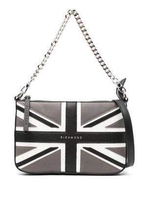 John Richmond flag-motif shoulder bag - Black