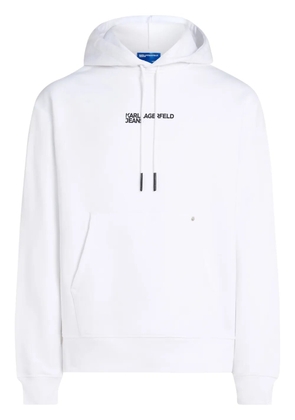 Karl Lagerfeld Jeans Karl-print hoodie - White