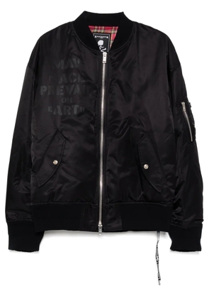 Mastermind World zip-up bomber jacket - Black