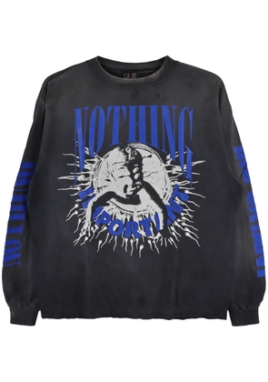 SAINT MXXXXXX x KOSUKE KAWAMURA Nothing Important T-shirt - Black