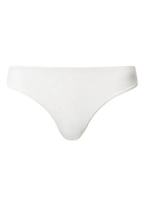 TWINSET logo-plaque bikini bottoms - White