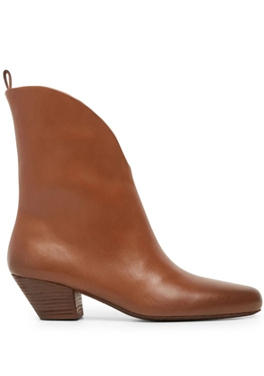 Marsèll Goccio cut-out cowboy boots - Brown