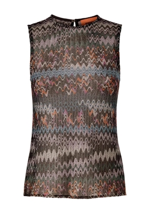 Missoni sleeveless top - Brown