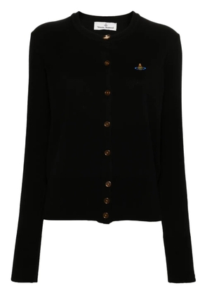Vivienne Westwood Bea ribbed-knit cardigan - Black