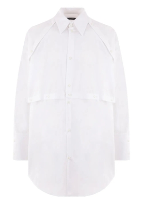 FEDERICO CINA layered cotton shirt - White