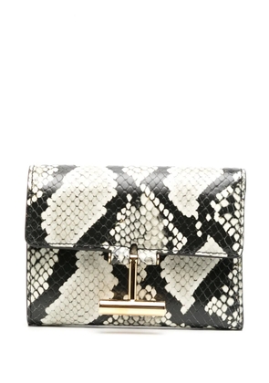 TOM FORD snakeskin-effect wallet - Black