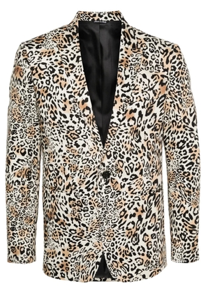 ERALDO leopard-print blazer - Neutrals