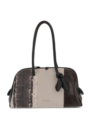 Jacquemus The Turismo panelled shoulder bag - Brown