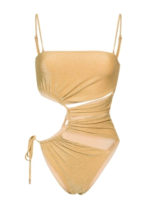Cult Gaia Allegra cut-out swimsuit - Gold