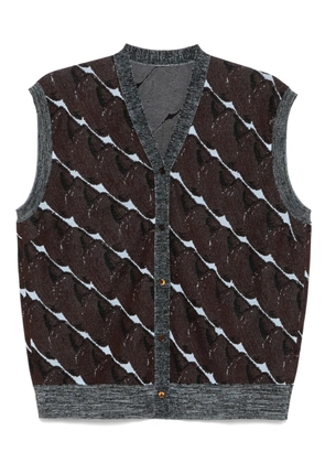 JNBY printed cardigan - Brown