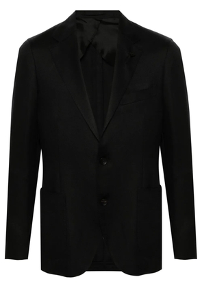 Lardini notch-lapels single-breasted blazer - Black