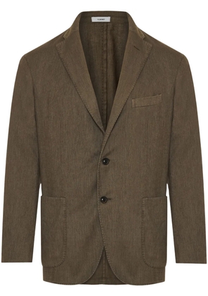 Boglioli cotton-blend blazer - Brown