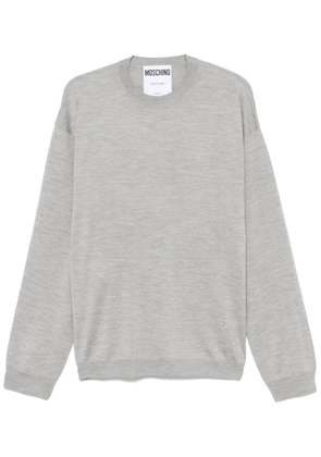 Moschino fine-knit sweater - Grey