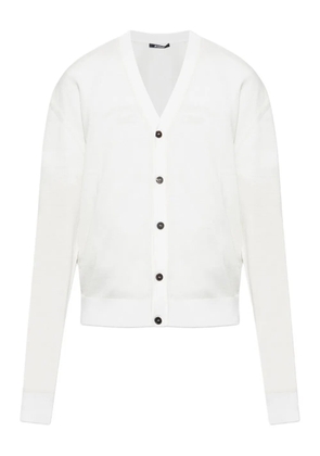 Jacquemus buttoned logo-embroidered cardigan - White