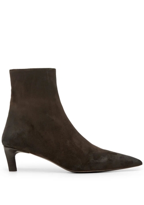 Marsèll Aculeo pointed-toe suede ankle boots - Brown