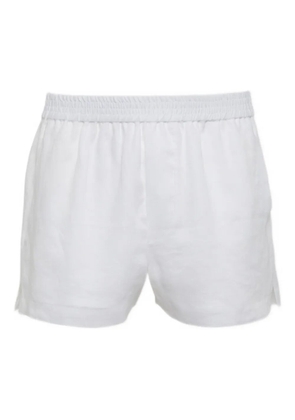 DSQUARED2 logo-embroidered shorts - White