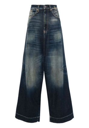 R13 Jesse low-rise wide-leg jeans - Blue