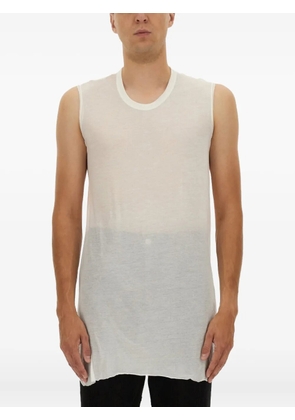 Rick Owens asymmetric vest - Neutrals