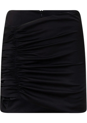 Nineminutes draped mini skirt - Black
