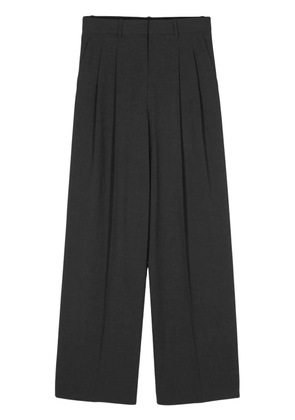 Theory pleat-detail wide-leg trousers - Grey