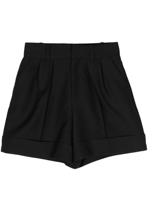 Dice Kayek high-rise virgin wool-blend shorts - Black