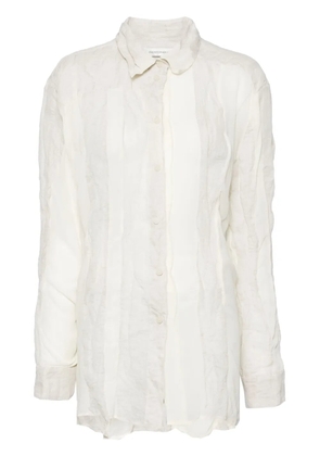 Christopher Esber spliced shirt - Neutrals