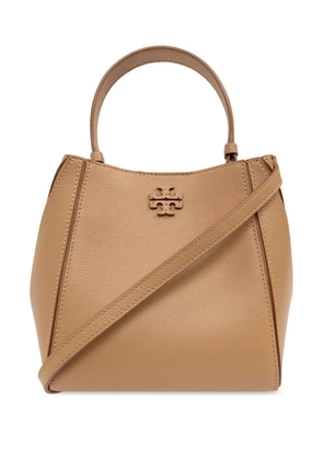 Tory Burch McGraw leather bucket bag - Brown