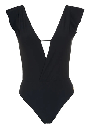 Brigitte plain swimsuit - Black