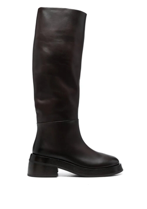 Marsèll 60mm Fondello leather knee-high boots - Brown