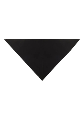 Faliero Sarti triangular cashmere scarf - Black