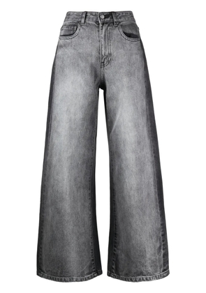 JNBY panelled wide-leg jeans - Grey
