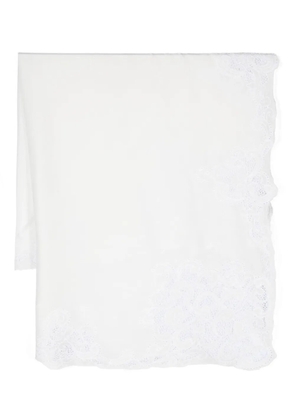 Faliero Sarti Scilly cotton-blend scarf - White