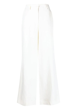 P.A.R.O.S.H. Raisa flared high-waisted trousers - Neutrals