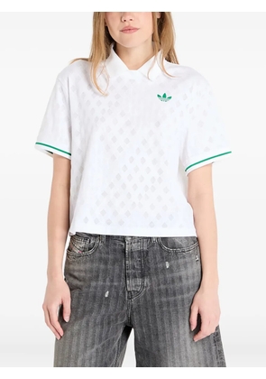 adidas Tennis Climacool logo-detail polo shirt - White