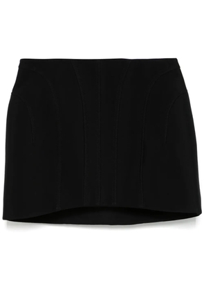 Mugler tailored mini skirt - Black