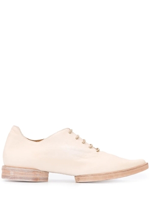 Uma Wang pointed toe oxford shoes - Neutrals