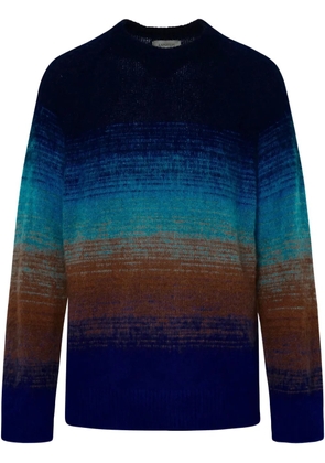 Laneus gradient-effect sweater - Blue