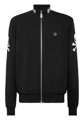 Philipp Plein embroidered bomber jacket - Black