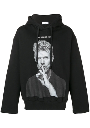 Ih Nom Uh Nit David Bowie print hoodie - Black