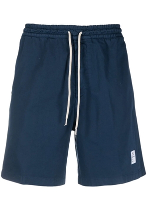 Department 5 drawstring stretch-cotton shorts - Blue