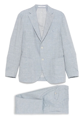 Eleventy single-breasted suit - Blue