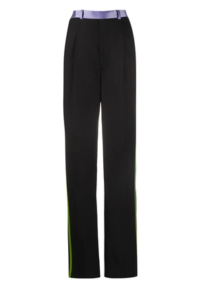 Haider Ackermann Bondi stripe detail trousers - Black