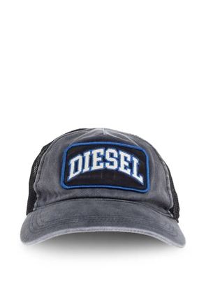 Diesel logo-patch mesh-back cap - Blue