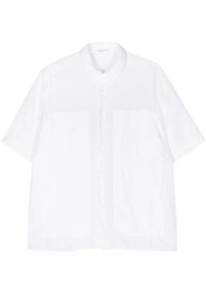 Transit decorative-stitching shortsleeve shirt - White