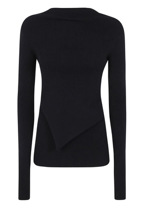Rick Owens mock collar blouse - Black