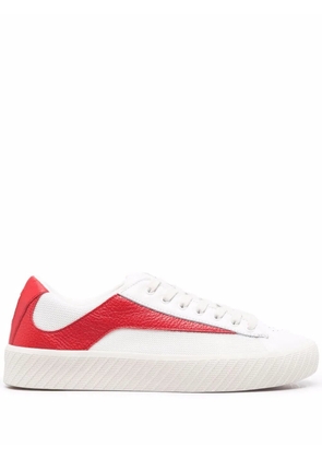 BY FAR contrasting-panel sneakers - White